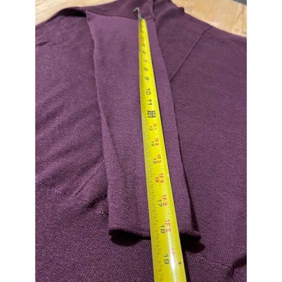 Ann Taylor LOFT Top womens small long sleeve boat neck sweater blouse wool blend - Picture 5 of 8